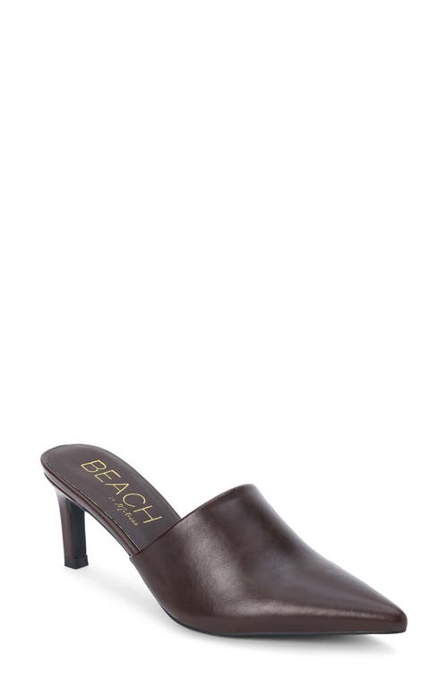 Matisse Garret Pointed Toe Mule In Brown