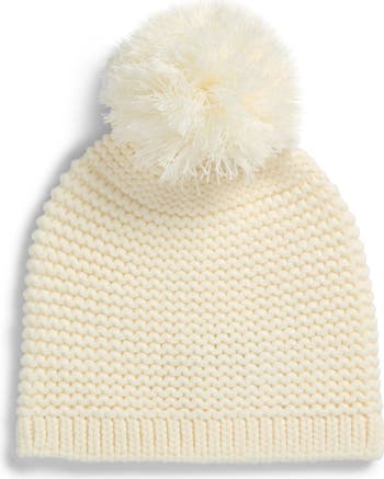 UGG® Chunky Knit Beanie with Pompom | Nordstromrack display picture 2