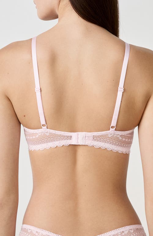 Etam Panama Lace Underwire Bra In Pink