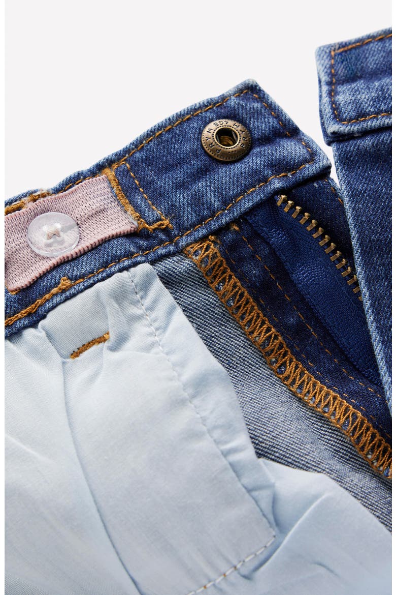 Kids' Heart Checkerboard Wide Leg Jeans, Alternate, color, HEART CHECKERBOARD DENIM