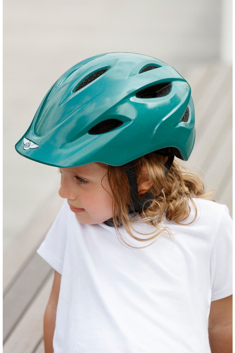 Kids' Bentley Helmet, Alternate, color, SPRUCE GREEN