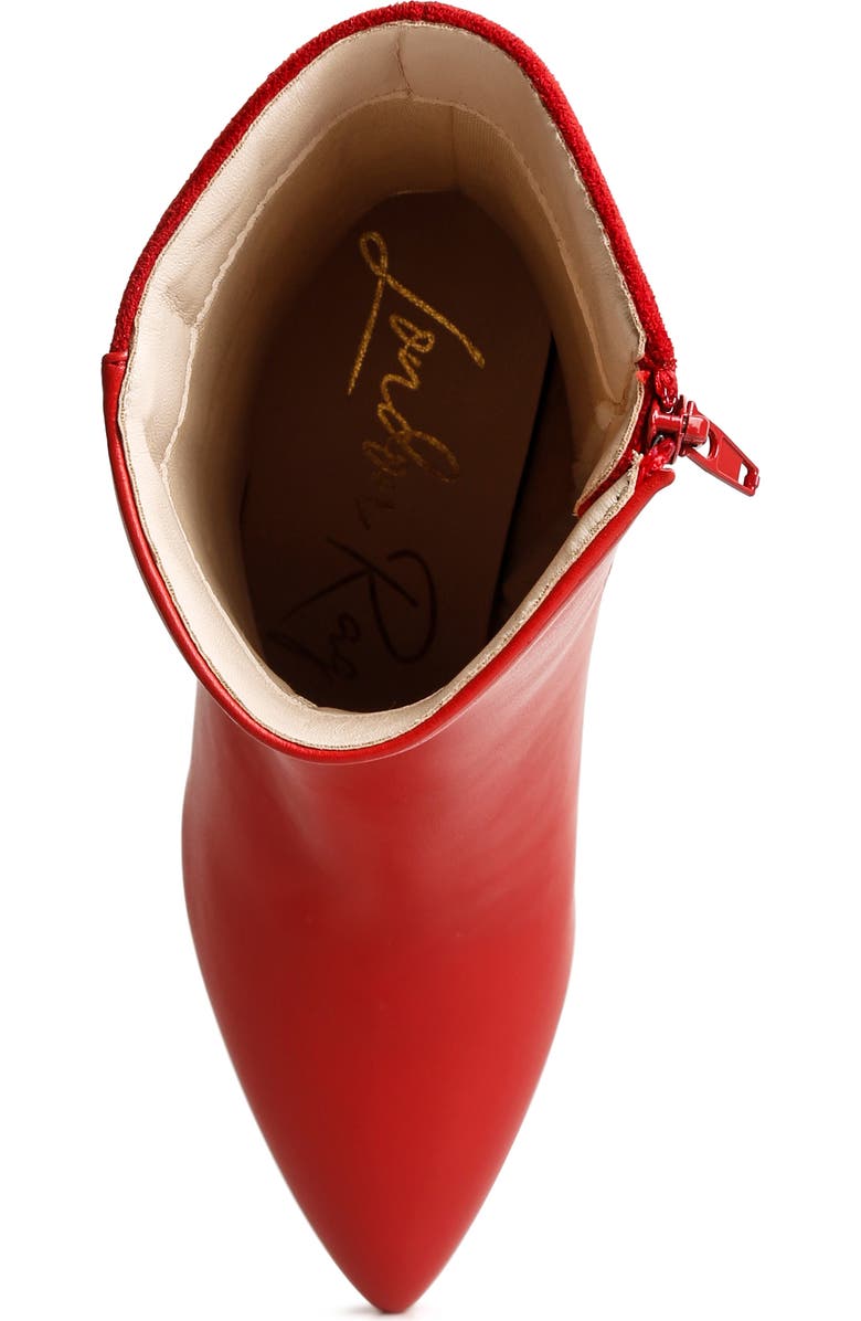 LONDON RAG Desire Bootie, Alternate, color, Red