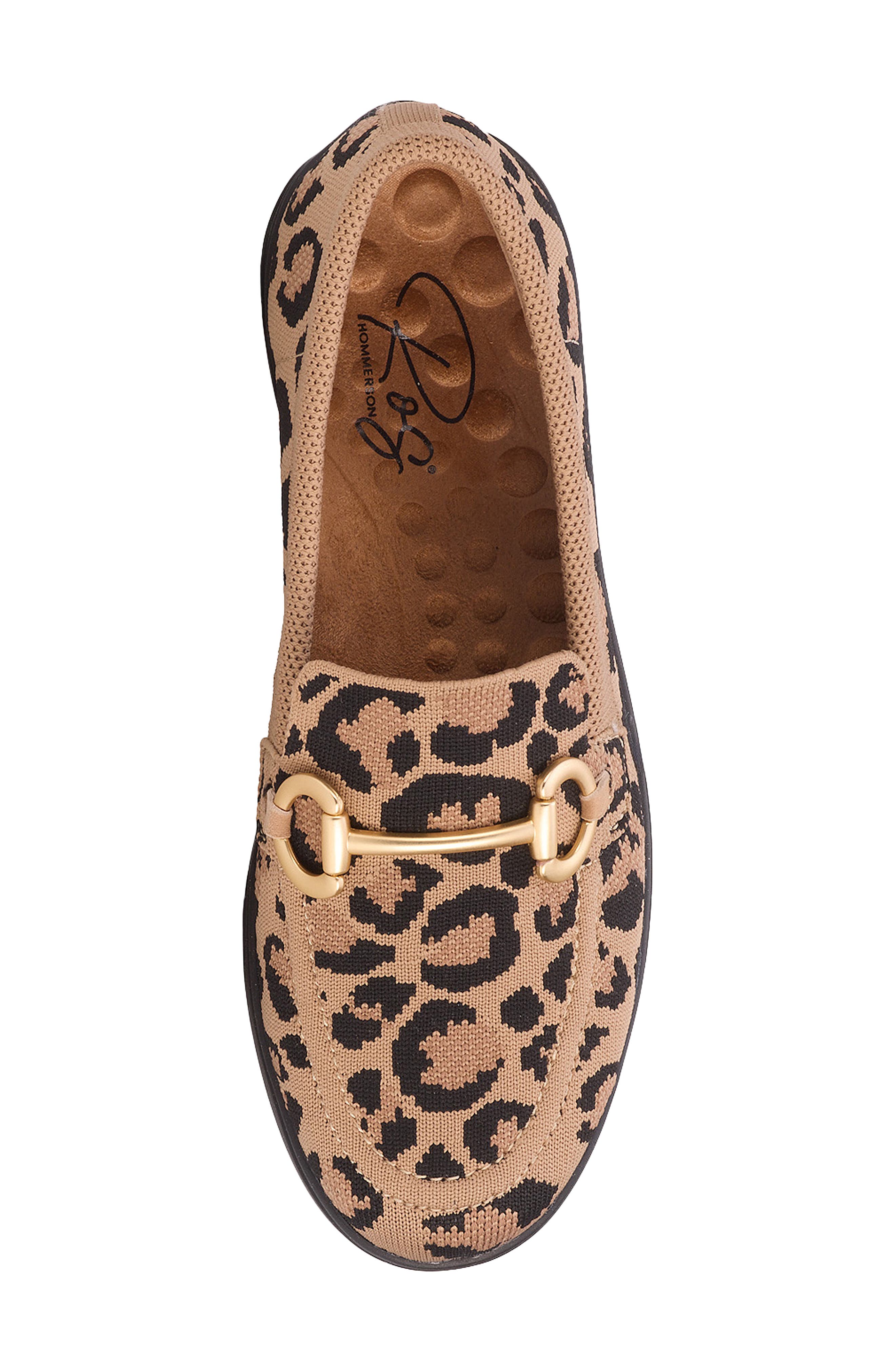Gwyneth Bit Loafer - Multiple Widths Available, Alternate, color, LEOPARD KNIT