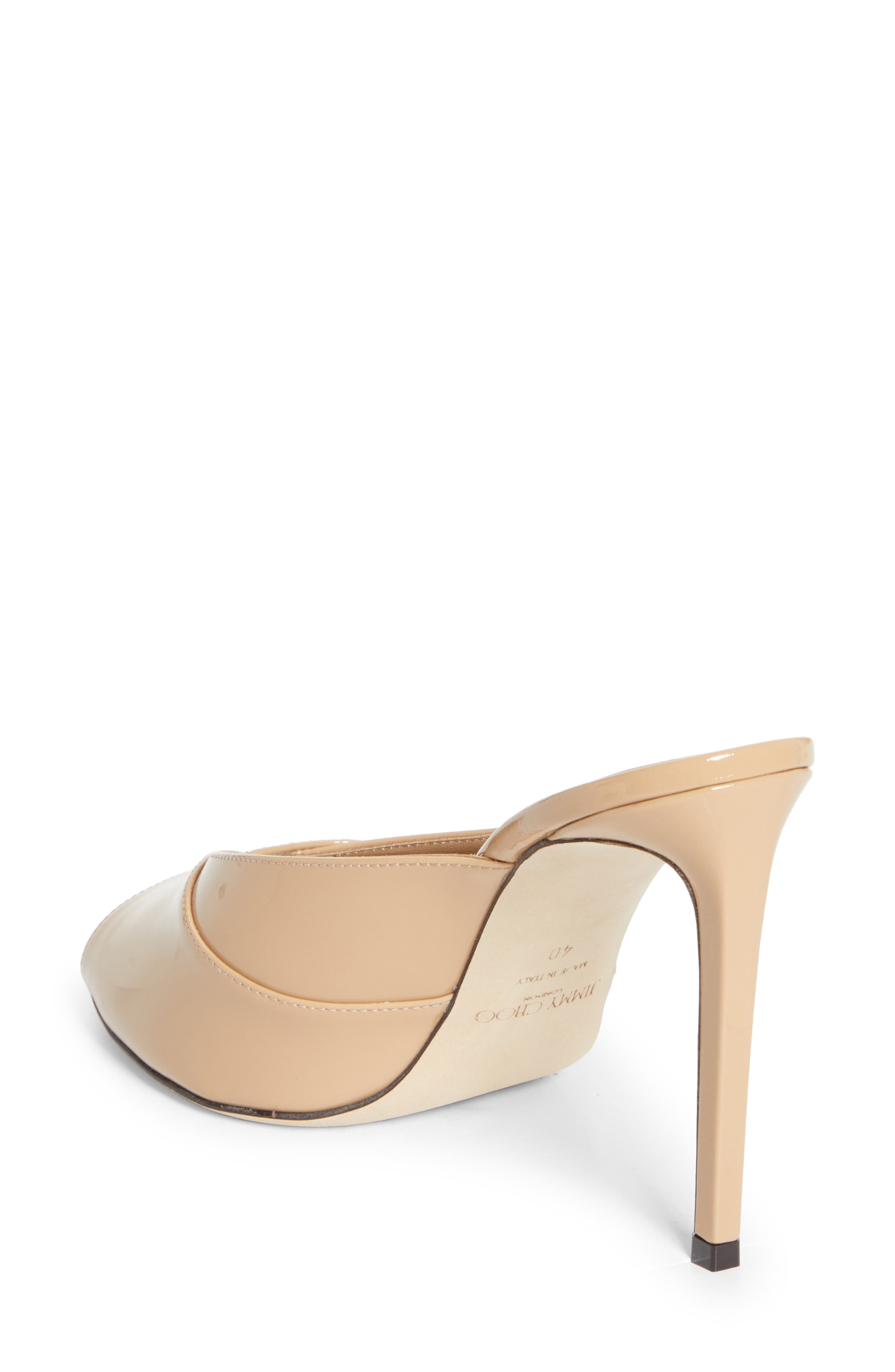 Brigitte Peep Toe Mule, Alternate, color, CHAI