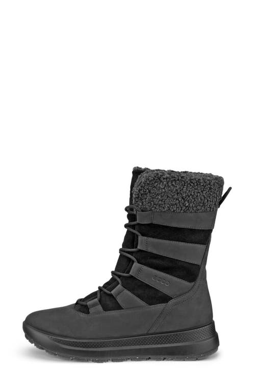 Ecco Solice Waterproof Bootie In Gray