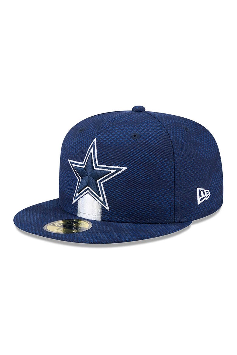 Men's New Era  Navy Dallas Cowboys 2024 Sideline 59FIFTY Fitted Hat, Alternate, color, Navy