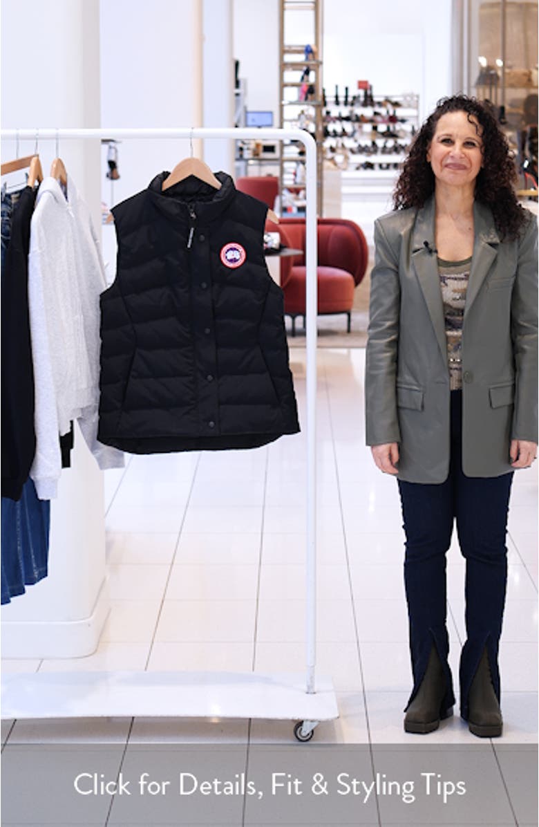 Freestyle Water Resistant 625 Fill Power Down Vest, sales video thumbnail