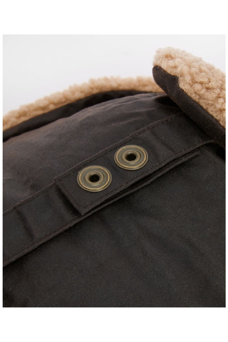 Morar Waxed Faux Shearling Trapper, Alternate, color, RUSTIC