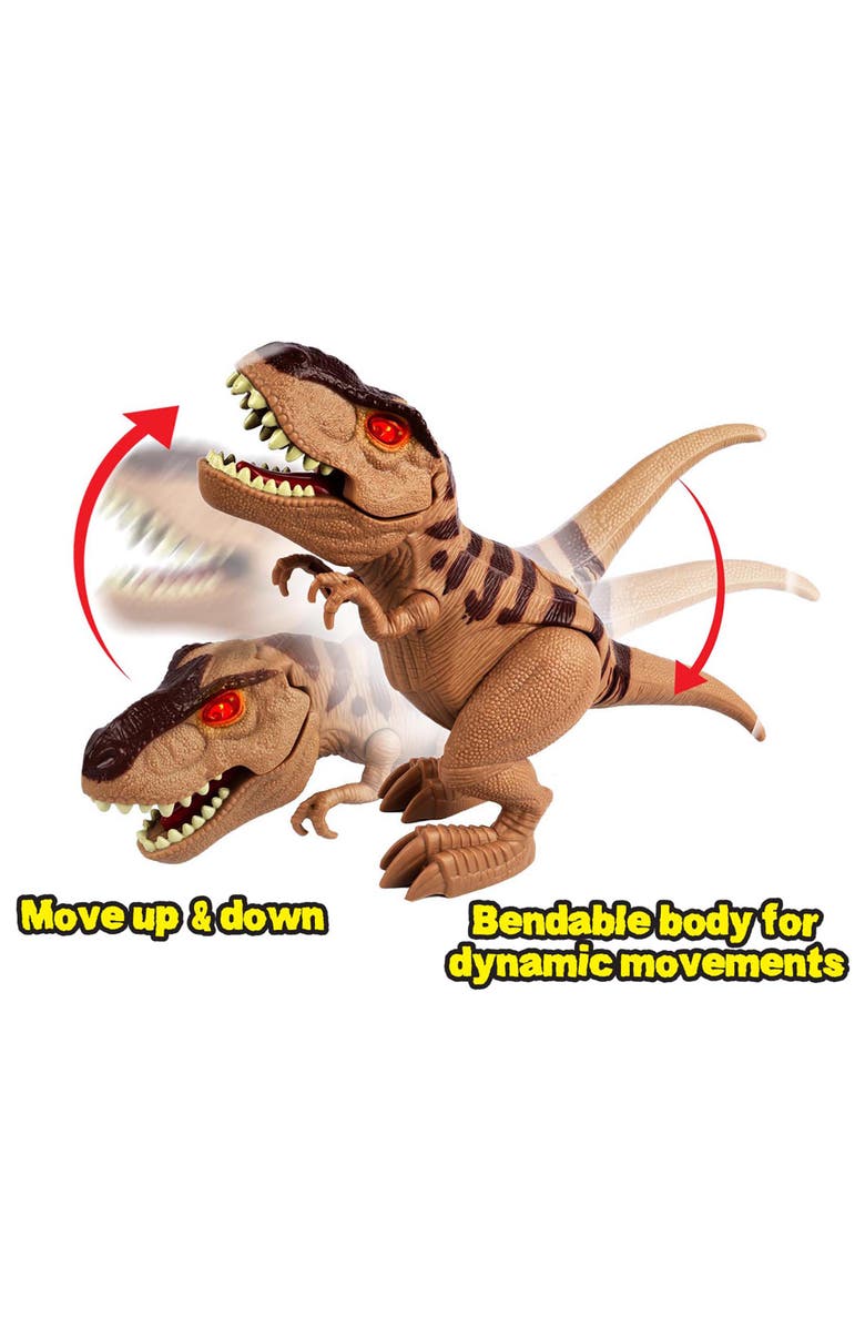 Red Box Multi Action Trex Light & Sounds, Children's Play Figurine, Ages 3+, Alternate, color, Brown