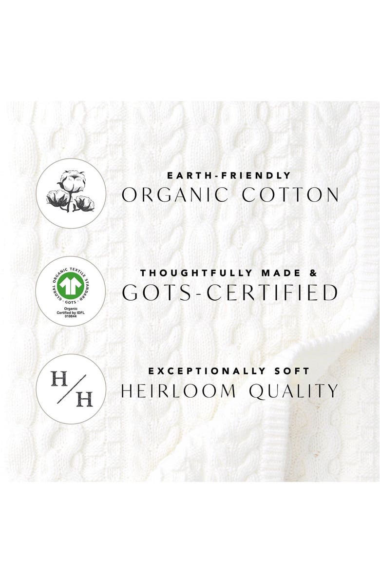 Hope & Henry Baby Girls' Organic Mock Neck Sweater, Infant, Alternate, color, Ivory Mock Neck