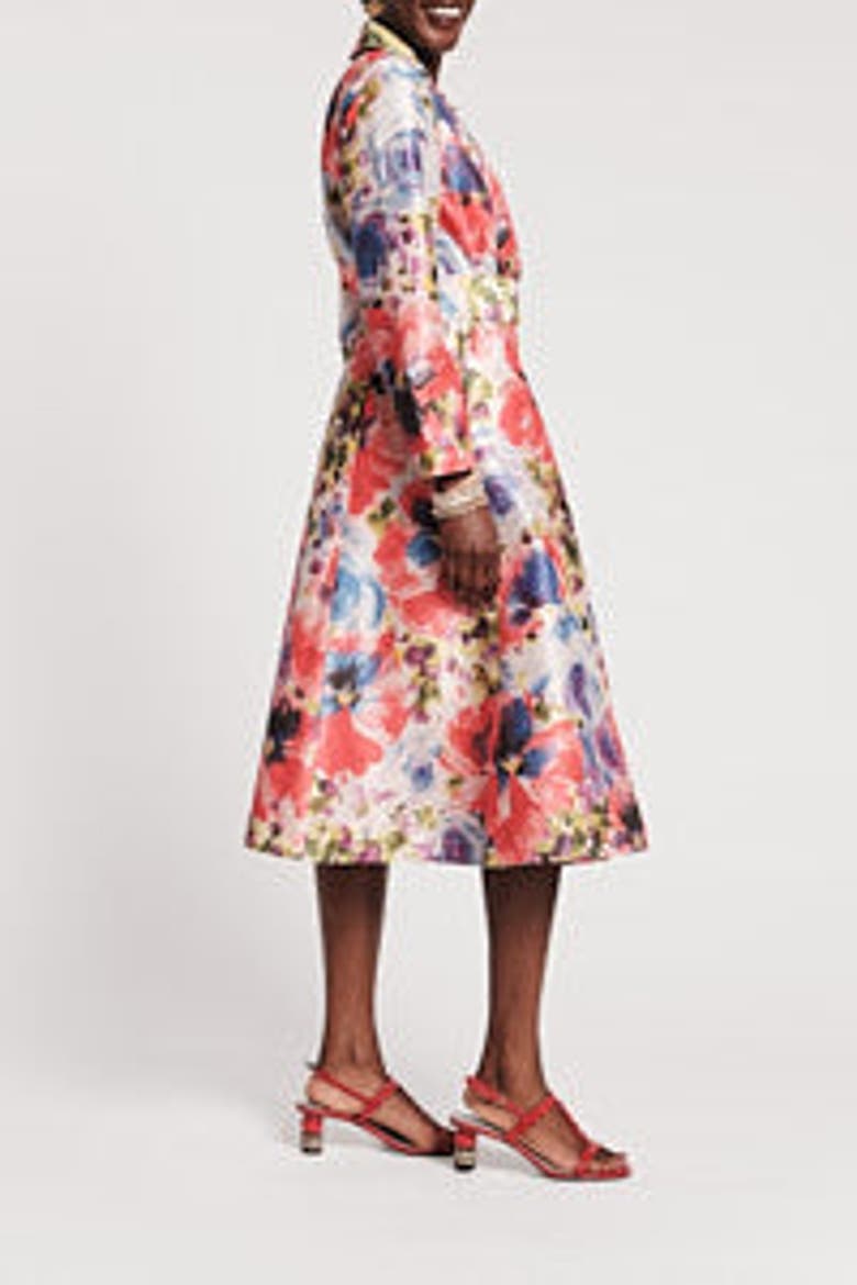 Lucille Wrap Dress Super Bloom, Alternate, color, Pink/Purple/Multi