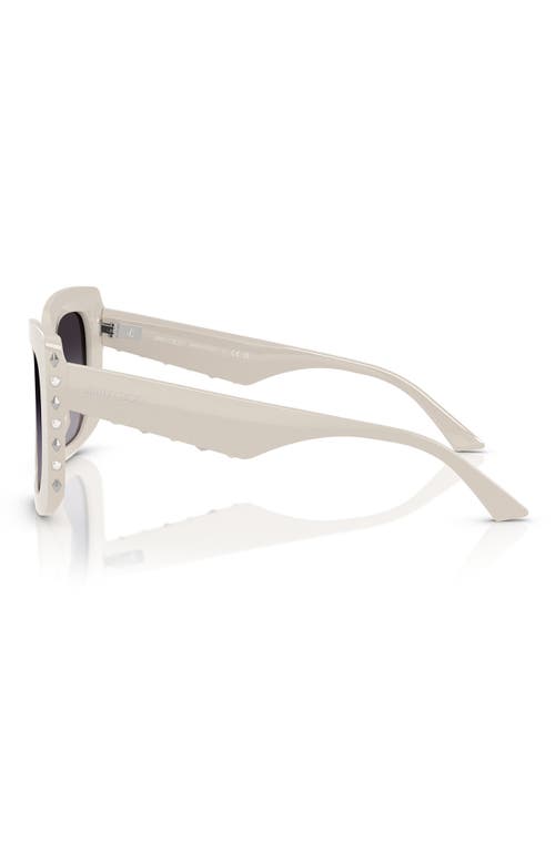Jimmy Choo 54mm Butterfly Sunglasses In Grey Flash