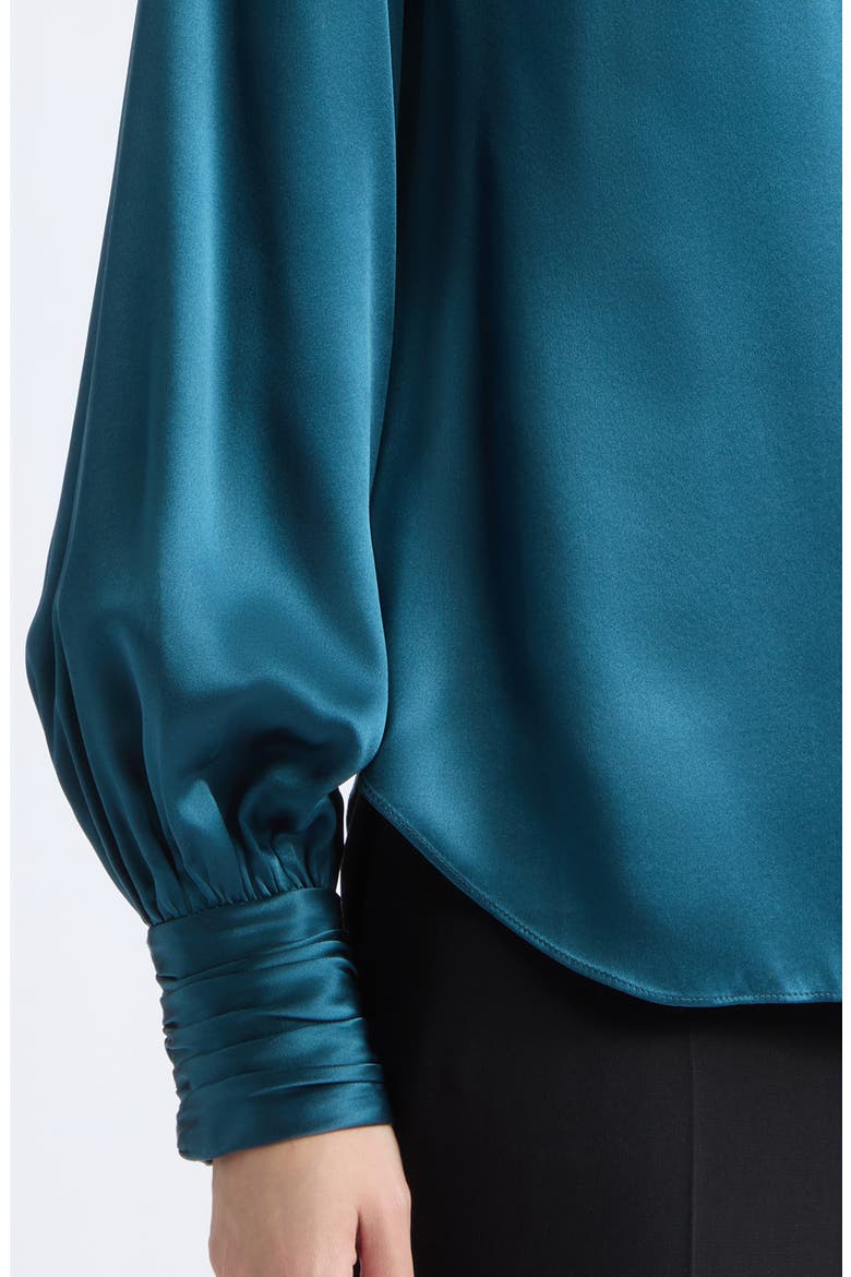 Jayla Silk Top, Alternate, color, STORMWATER
