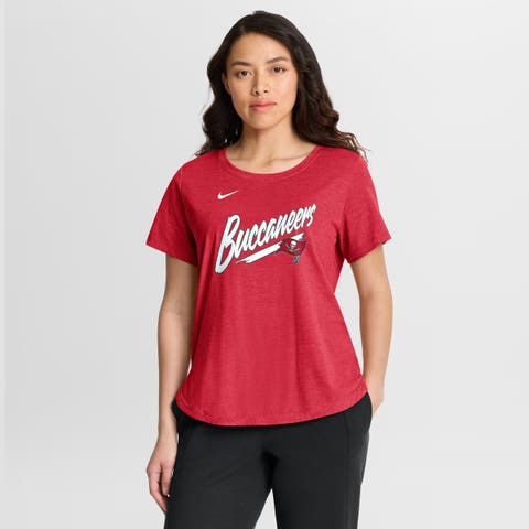 Women's Nike Red Tampa Bay Buccaneers Primetime Tri-Blend T-Shirt