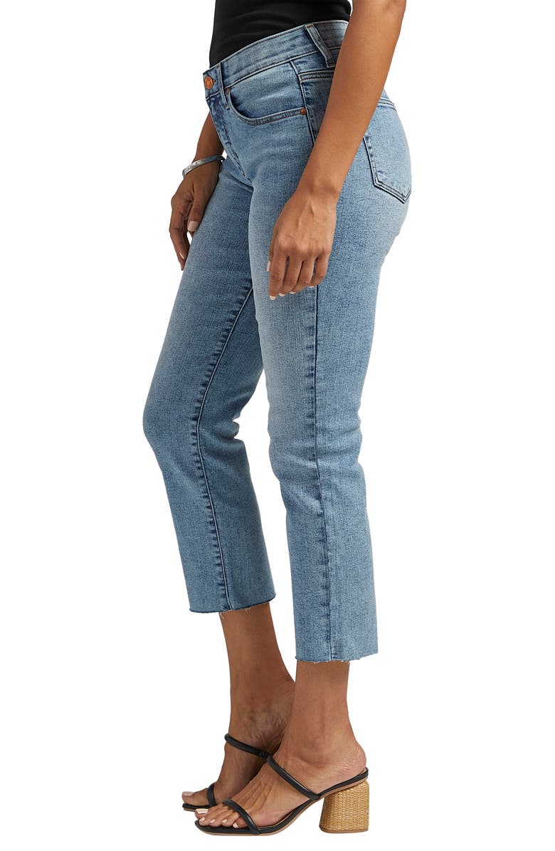 JAG Ruby Raw Hem Crop Straight Leg Jeans, Alternate, color, 