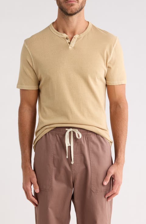 Burnout Notch Neck T-Shirt