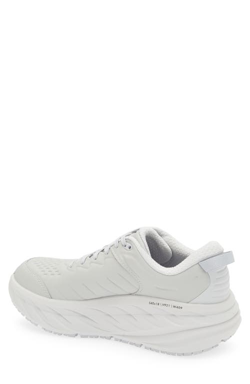 Hoka Bondi Sr Water Resistant Sneaker In Gray