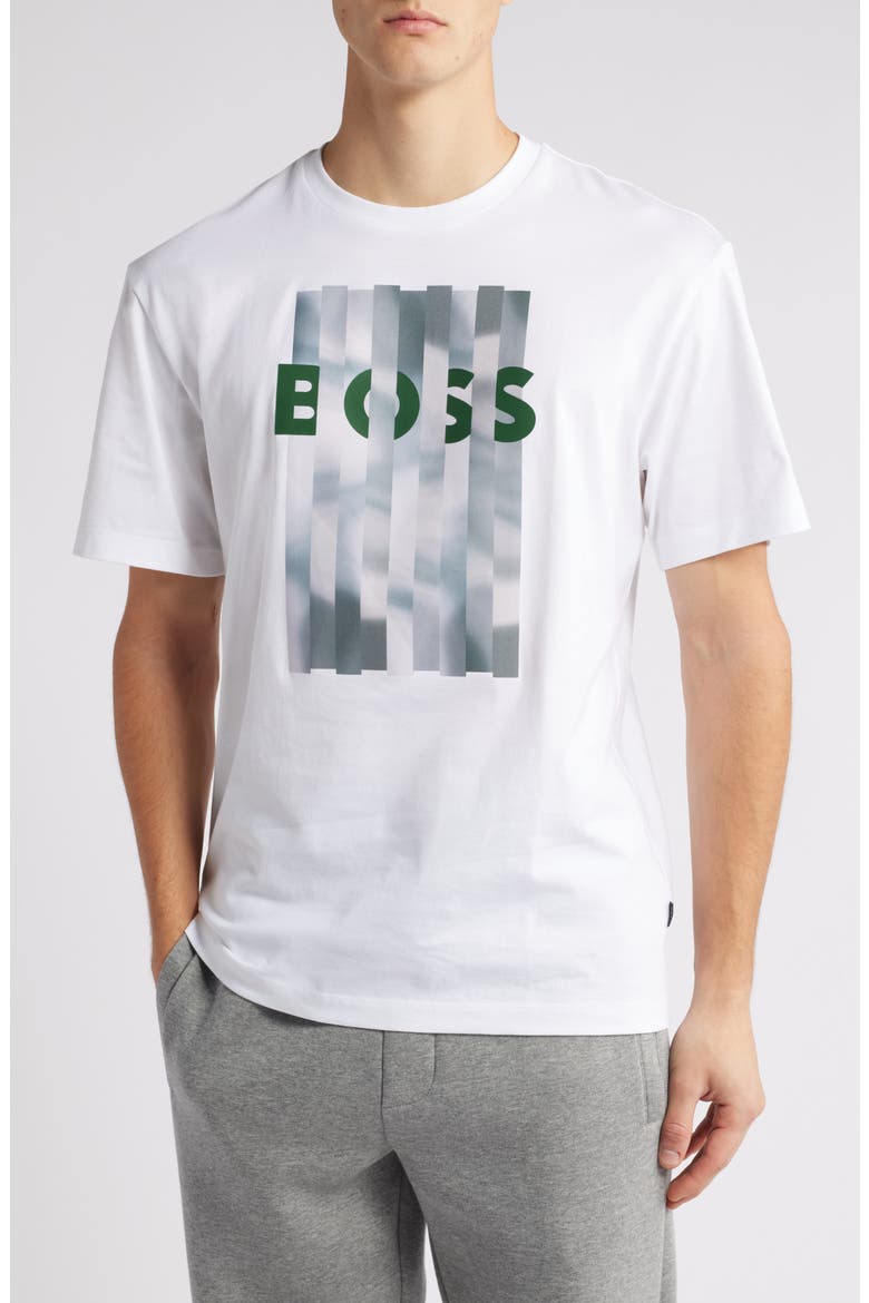 Tessin Logo Graphic T-Shirt, Main, color, WHITE
