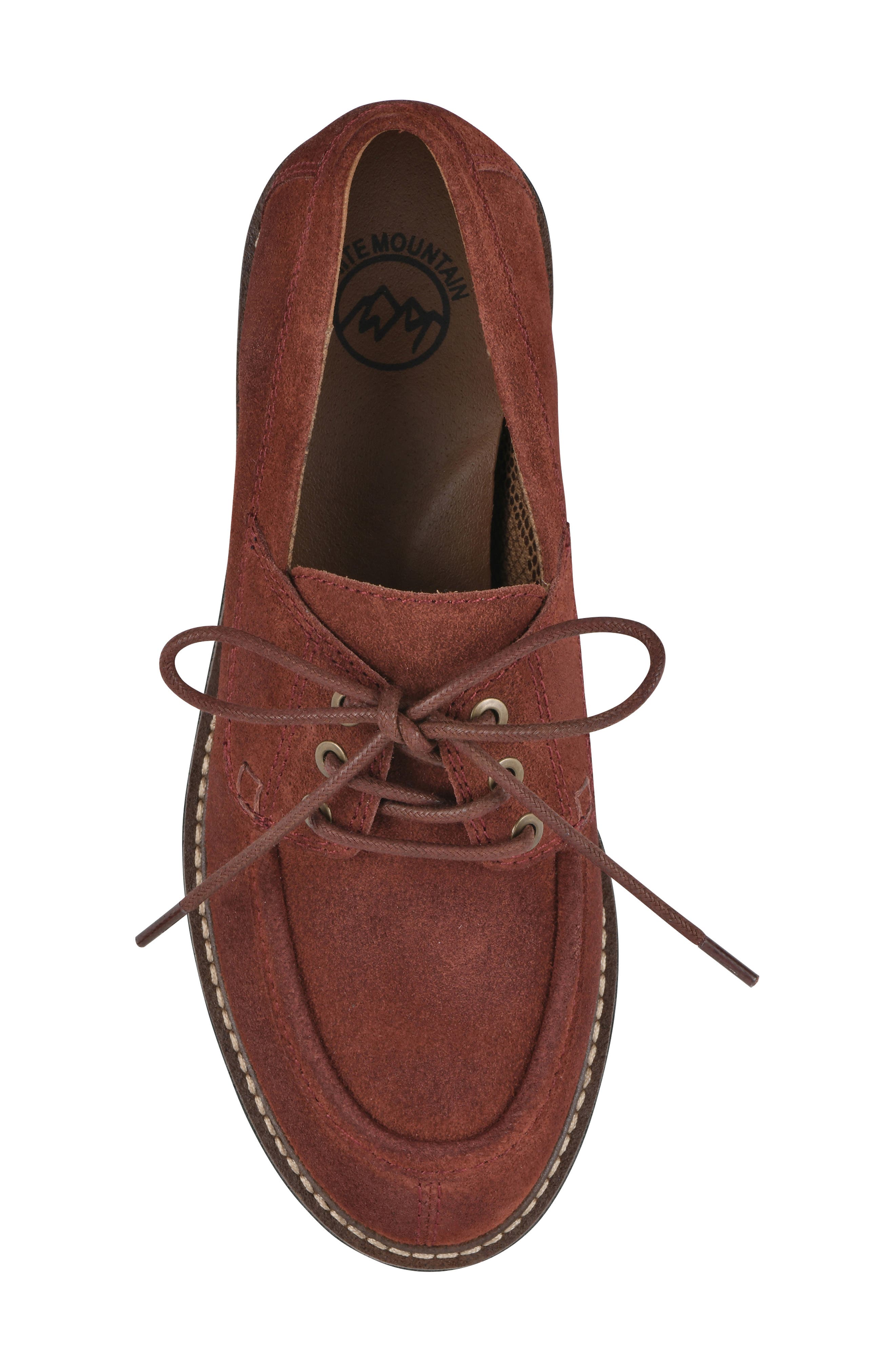 Gino Lug Sole Loafer - Wide Width Available, Alternate, color, RUST SUEDE