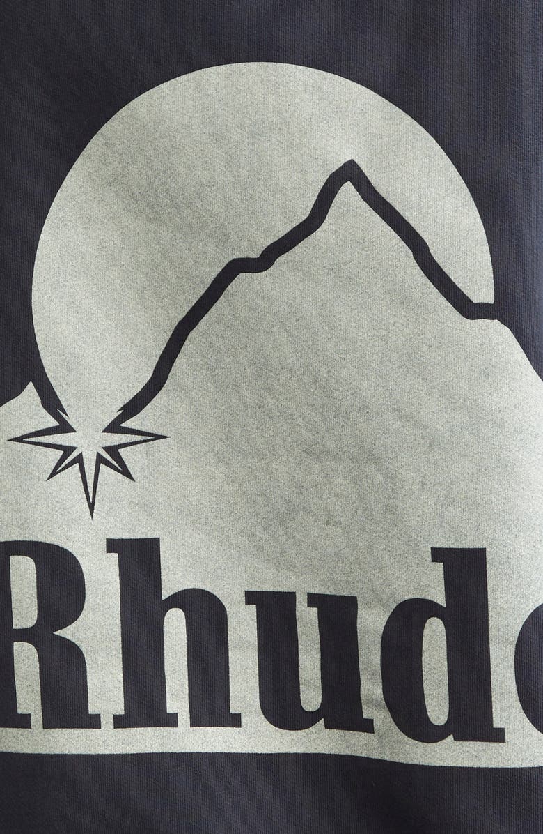 Rhude Moonlight Badge Graphic Hoodie, Alternate, color, 