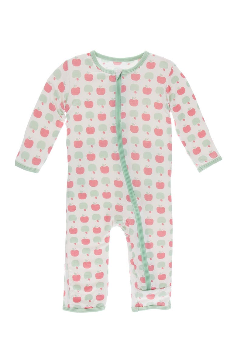 KicKee Pants Printed Zip Coverall, Main, color, 