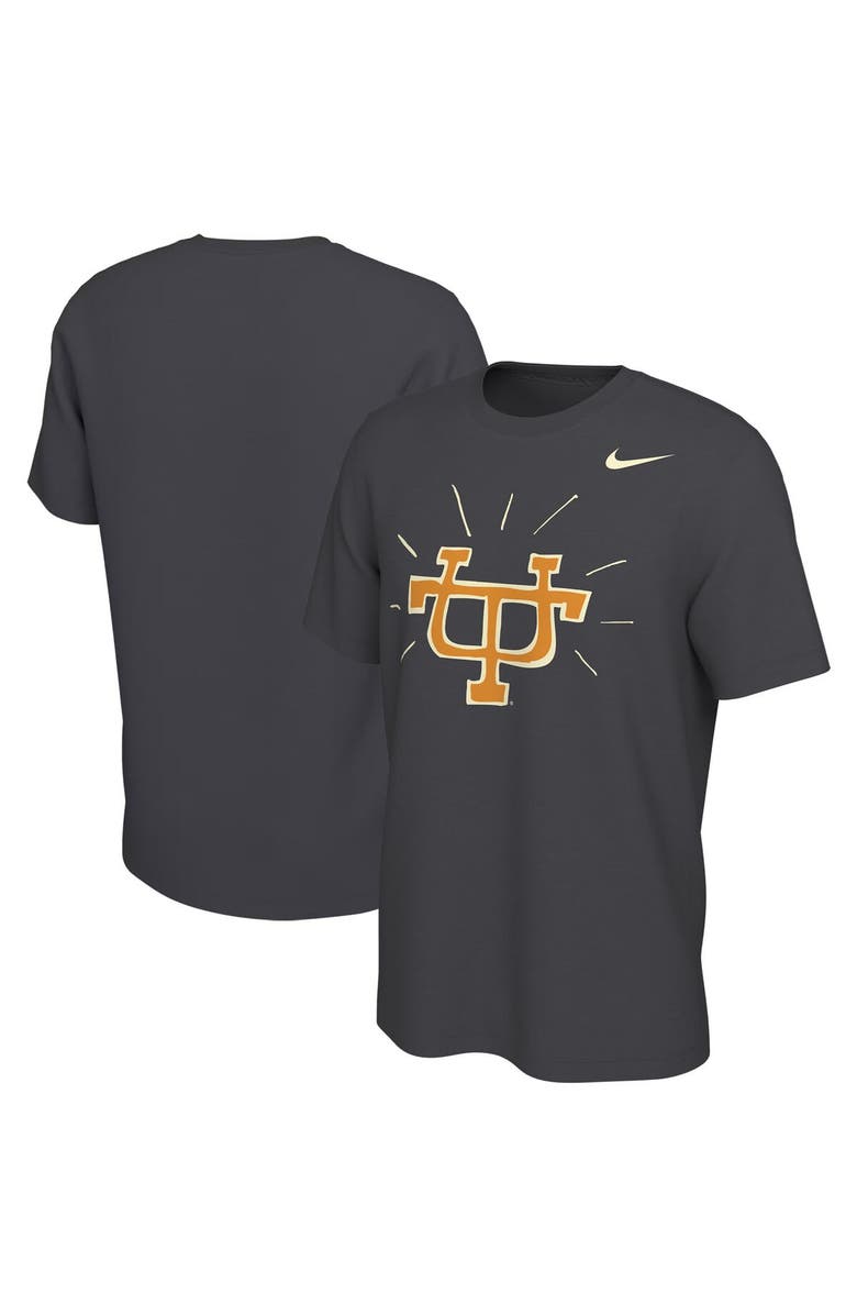 Nike Men's Nike  Anthracite Tennessee Volunteers Football Man Smokey T-Shirt, Main, color, Anthracite