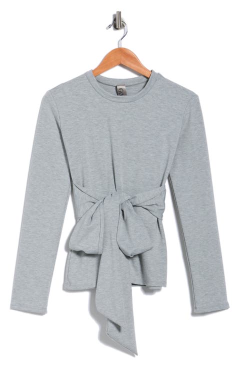 Tie Front Pullover