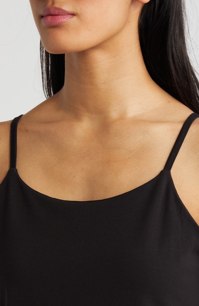 Eileen Fisher Organic Cotton Blend Shelf Bra Camisole, Alternate, color,