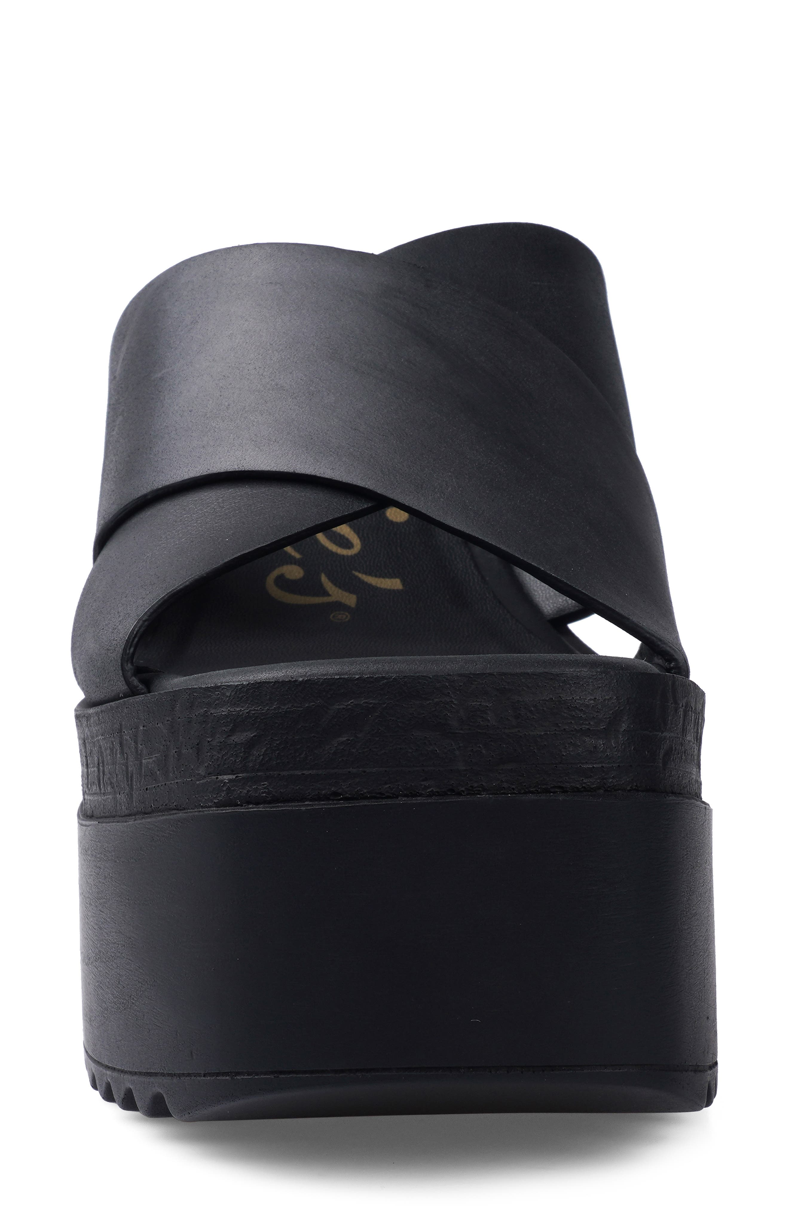 Candie
s Galina Platform Wedge Sandal, Alternate, color, Black