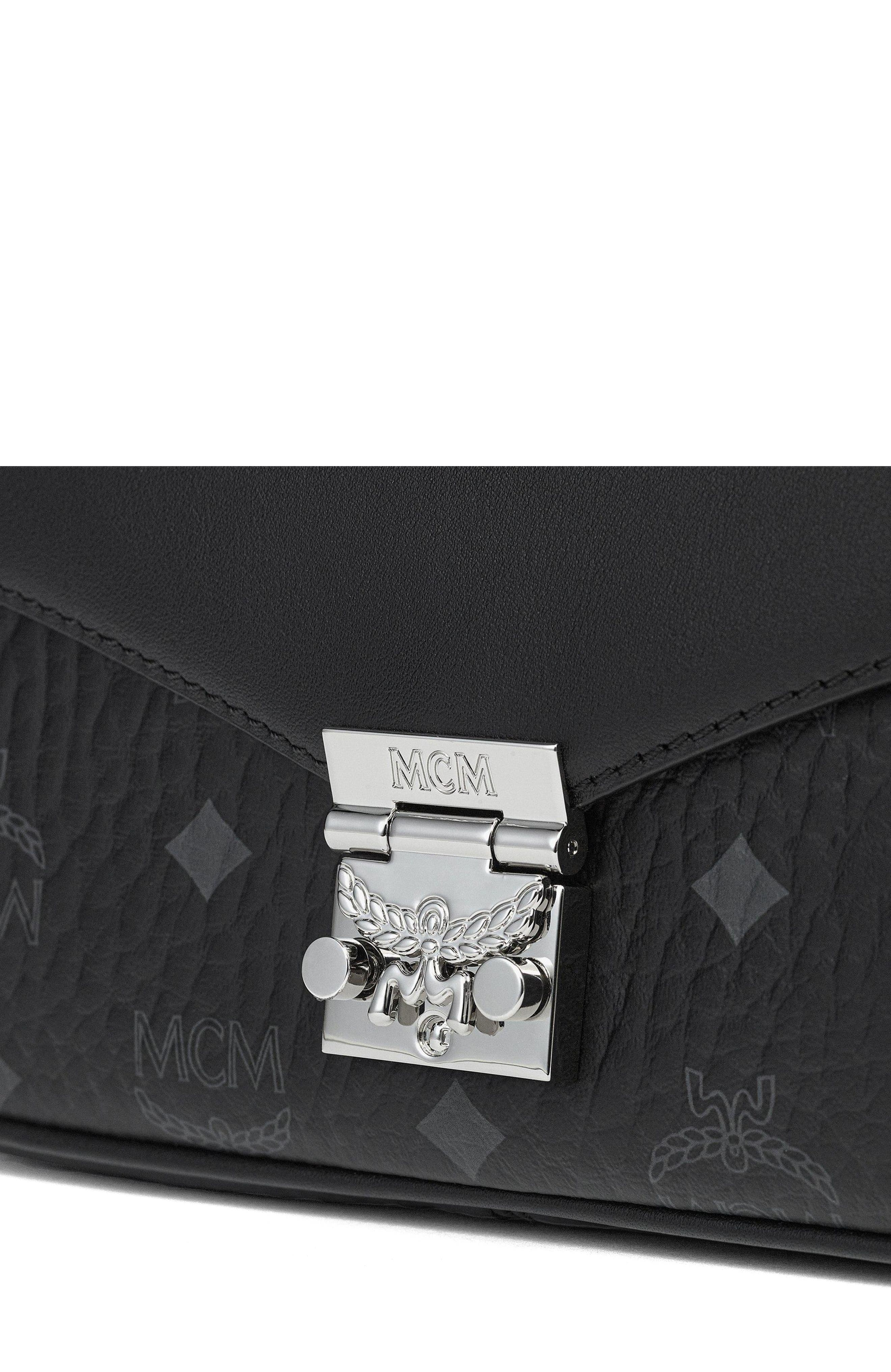 MCM Tracy Crossbody in Visetos Leather Mix, Alternate, color, 