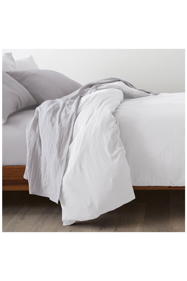 Ella Jayne Brushed Microfiber 4-Piece Sheet Set, Alternate, color, SILVER