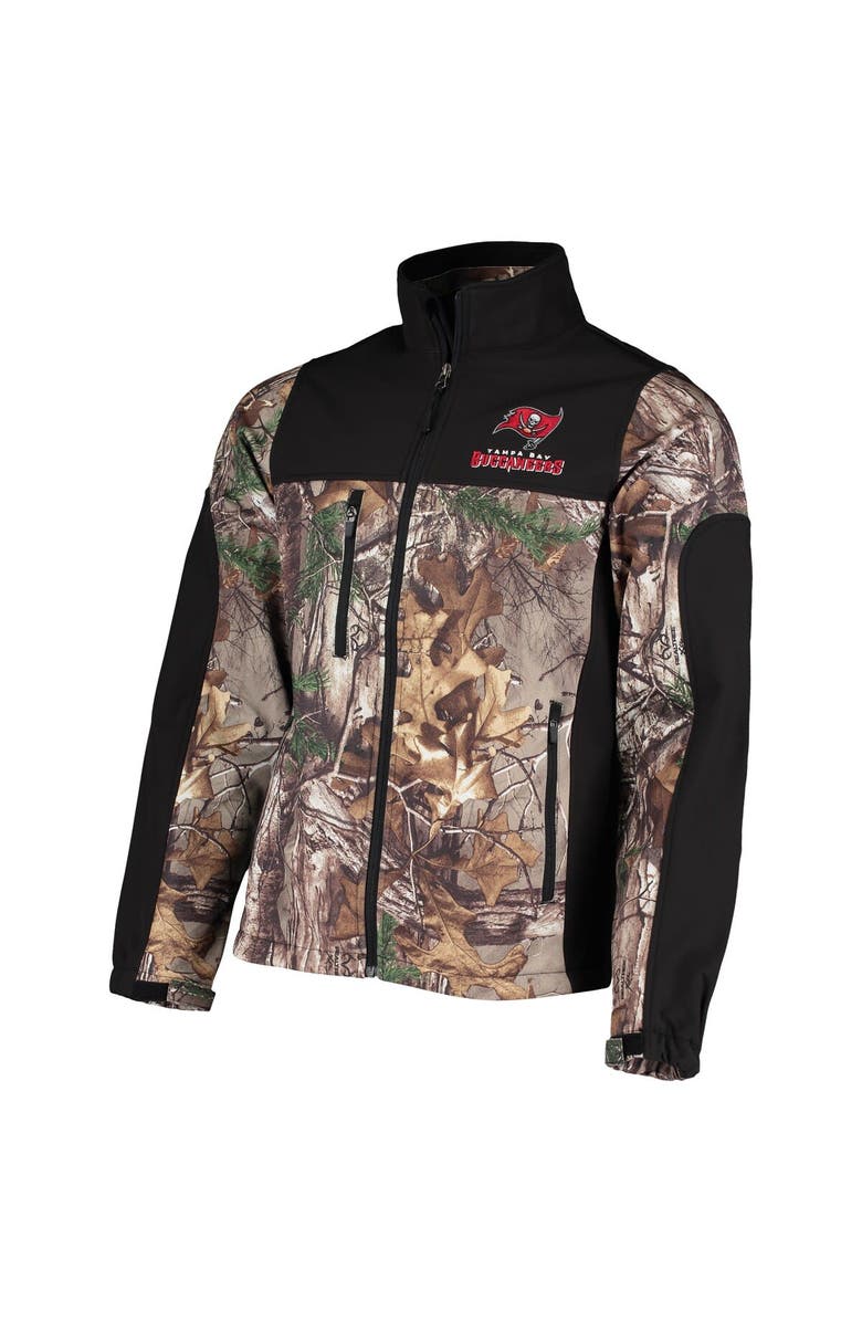 DUNBROOKE Men's Dunbrooke Realtree Camo/Black Tampa Bay Buccaneers Circle Hunter Softshell Full-Zip Jacket, Alternate, color, Realtree Camo
