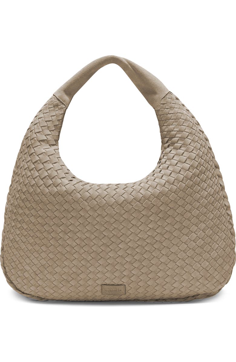 Écotorie San Angelo Suede Shoulder Bag, Main, color, Beige