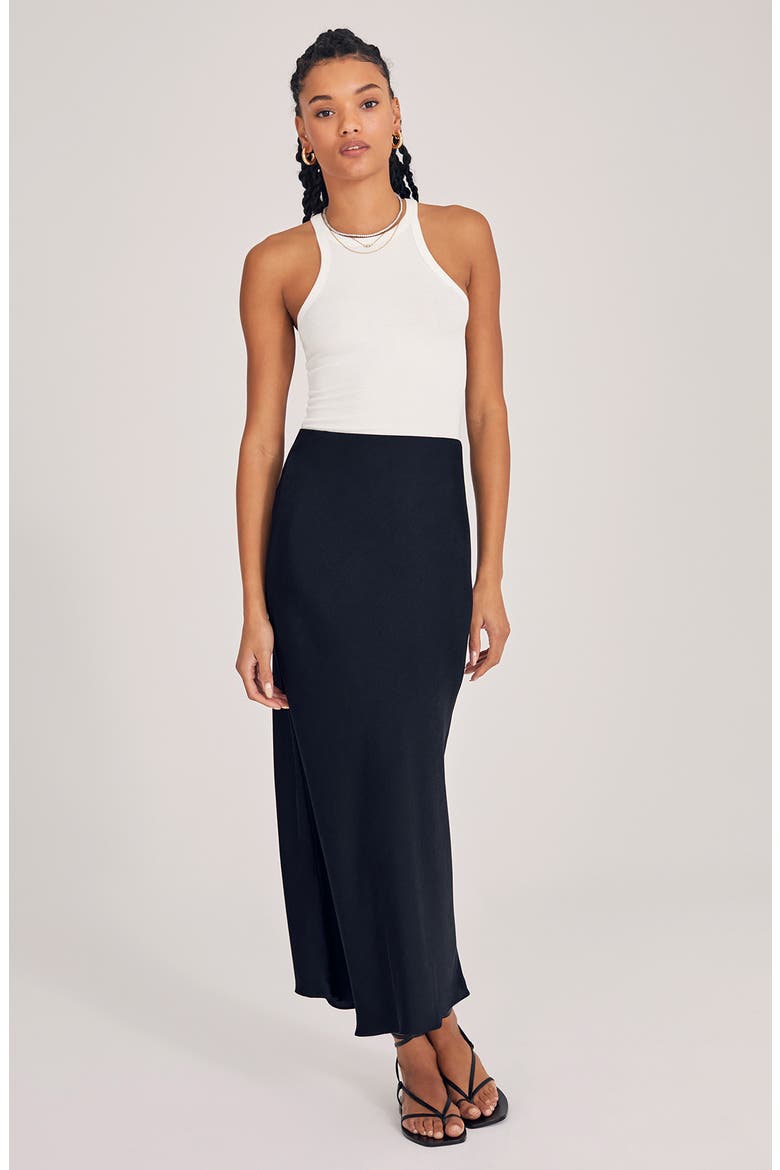 The Favorite Skirt, Alternate, color, BLACK