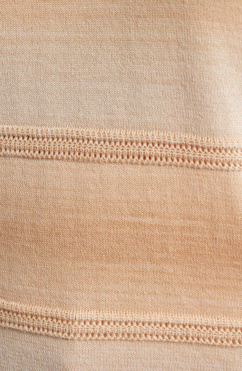 KOBI HALPERIN Hayden Pointelle Stripe Ombré Sweater, Alternate, color, Natural Multi
