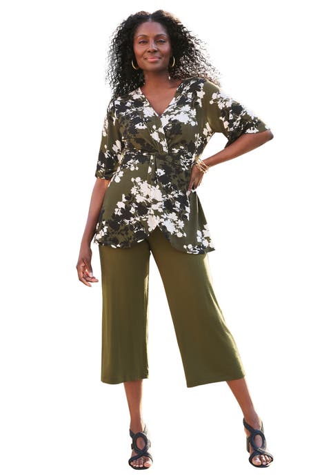 Asymmetrical Twist Neck Tunic (Plus Available)