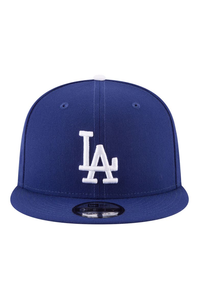 Men's New Era Royal Los Angeles Dodgers Blue Heaven On Earth Marquee Patch 9FIFTY Snapback Hat, Alternate, color, Royal