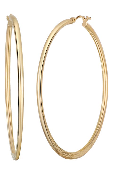 14K Gold Hoop Earrings