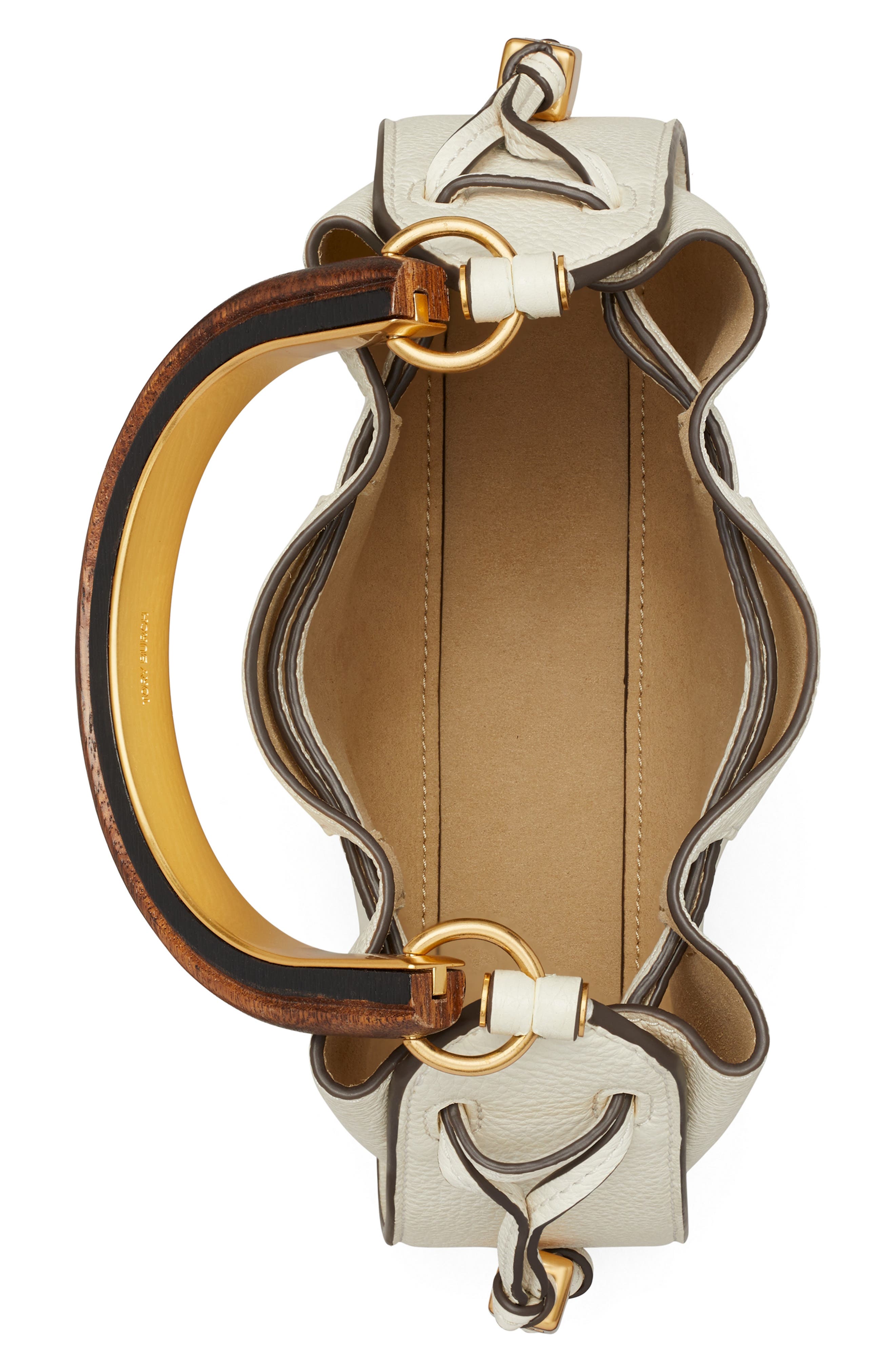 Miller Leather Cinch Bag, Alternate, color, NEW IVORY
