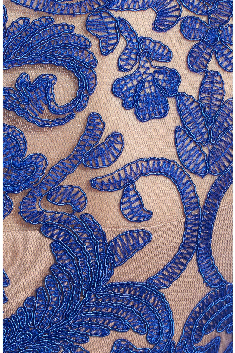 Lace A-Line Gown, Alternate, color, MYSTIC BLUE