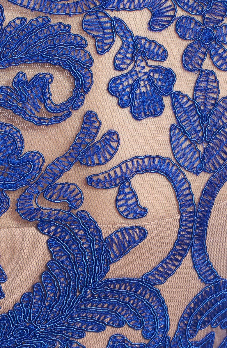 Tadashi Shoji Lace A-Line Gown, Alternate, color, 