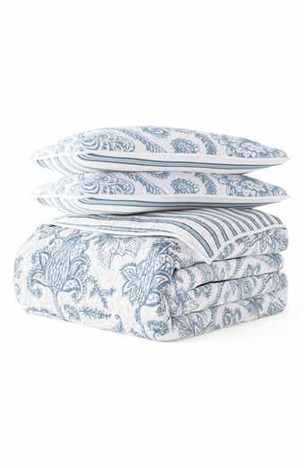 HOMESPUN All Season Jacobean 3-Piece Down Alternative Reversible Quilt Set