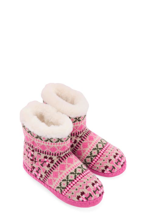 Kids' Fair Isle Slipper Boot (Toddler, Little Kid & Big Kid)