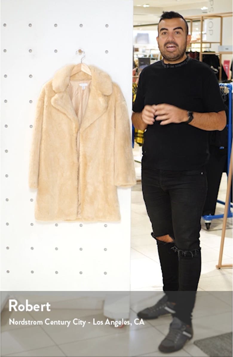 Eclipse Luxe Faux Fur Coat, sales video thumbnail