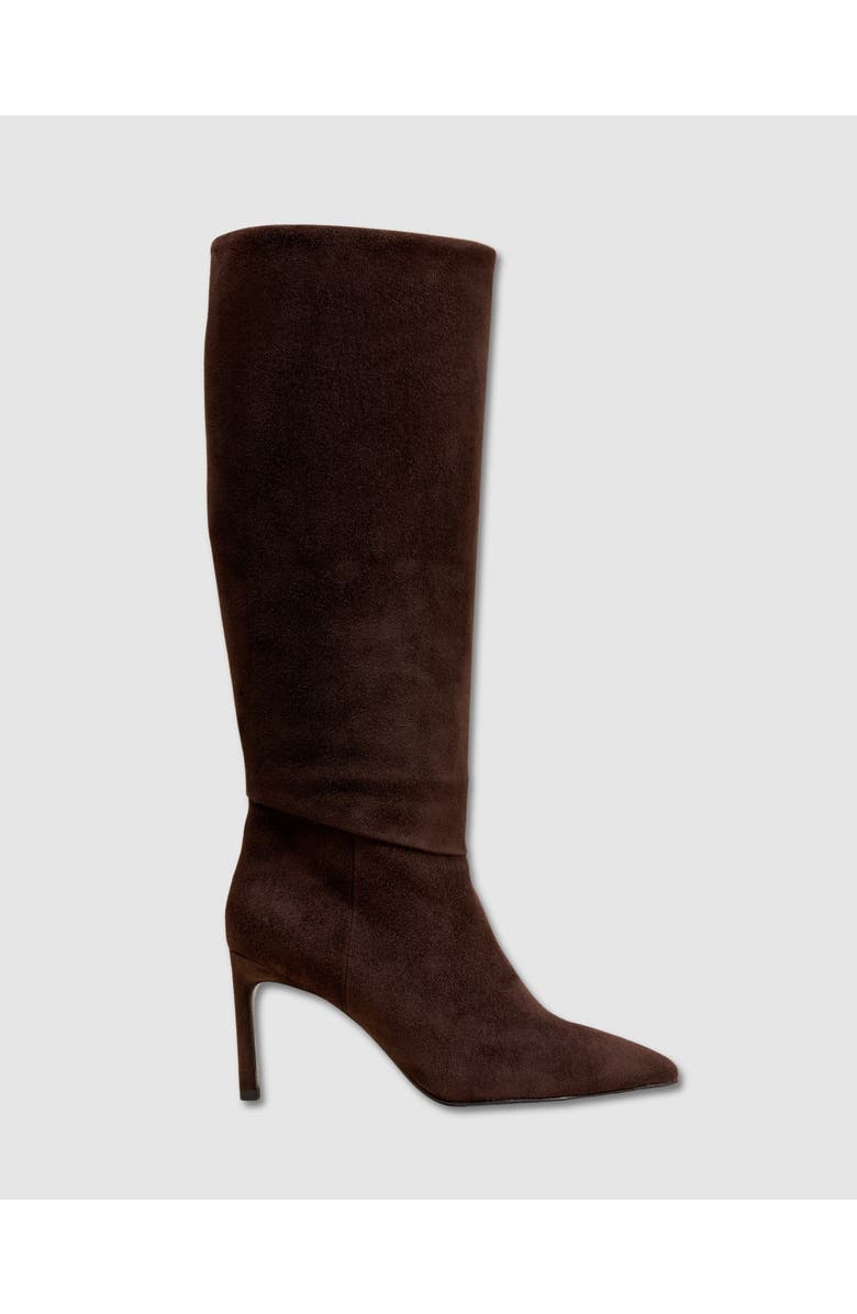 MI/MAI Coco Stiletto Long Boot, Main, color, Chocolate