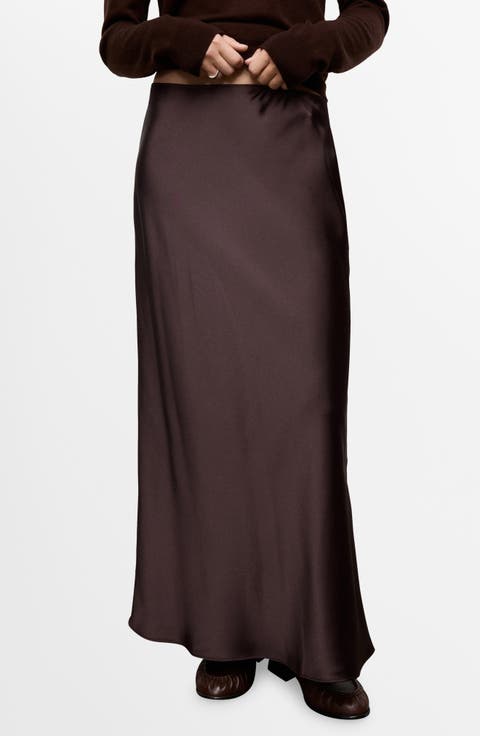 Satin Maxi Skirt