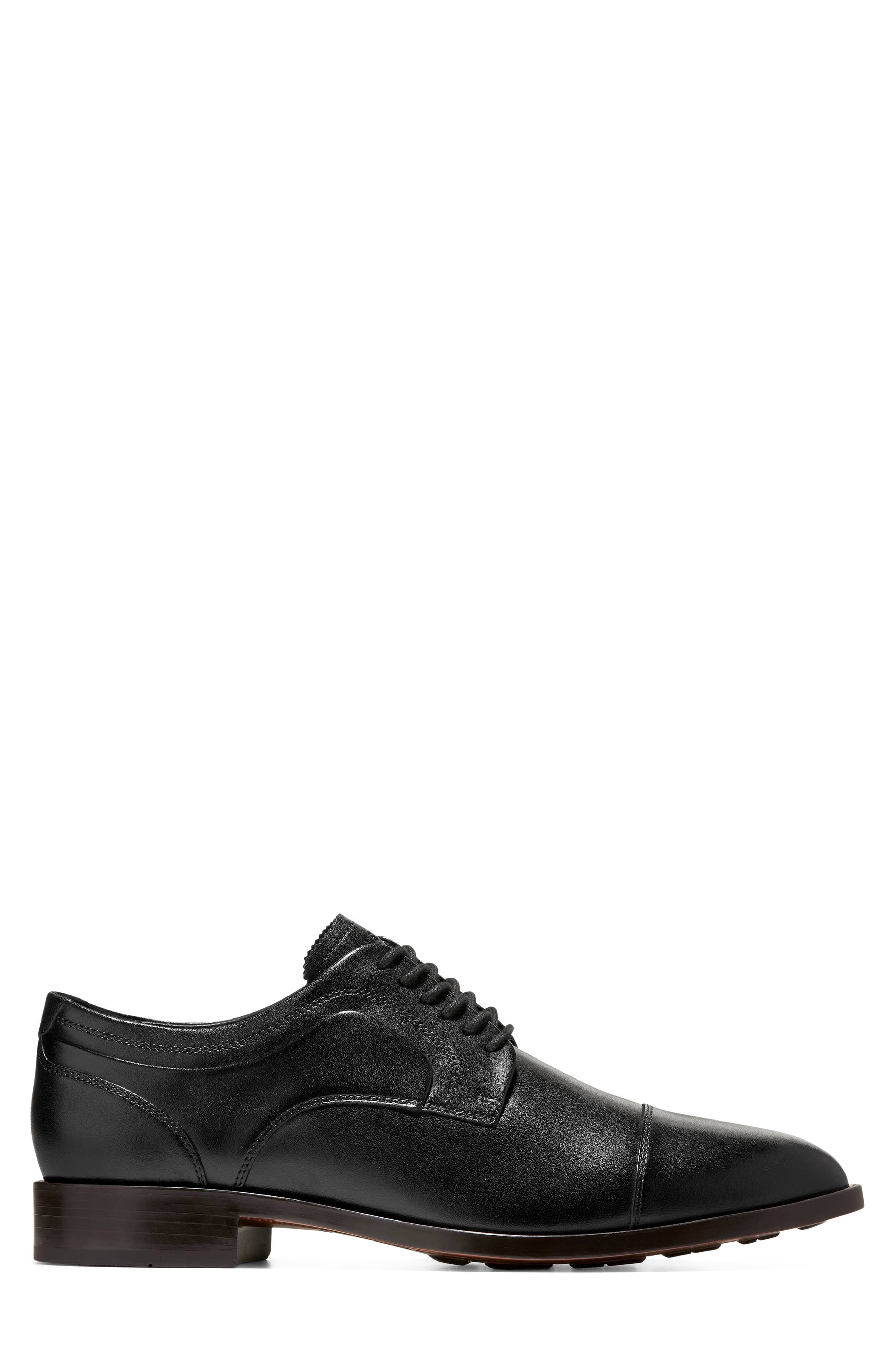Barton Grand Cap Toe Derby, Alternate, color, BLACK / DEMITASSE