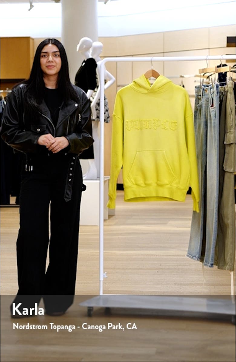 Cotton Fleece Graphic Hoodie, sales video thumbnail