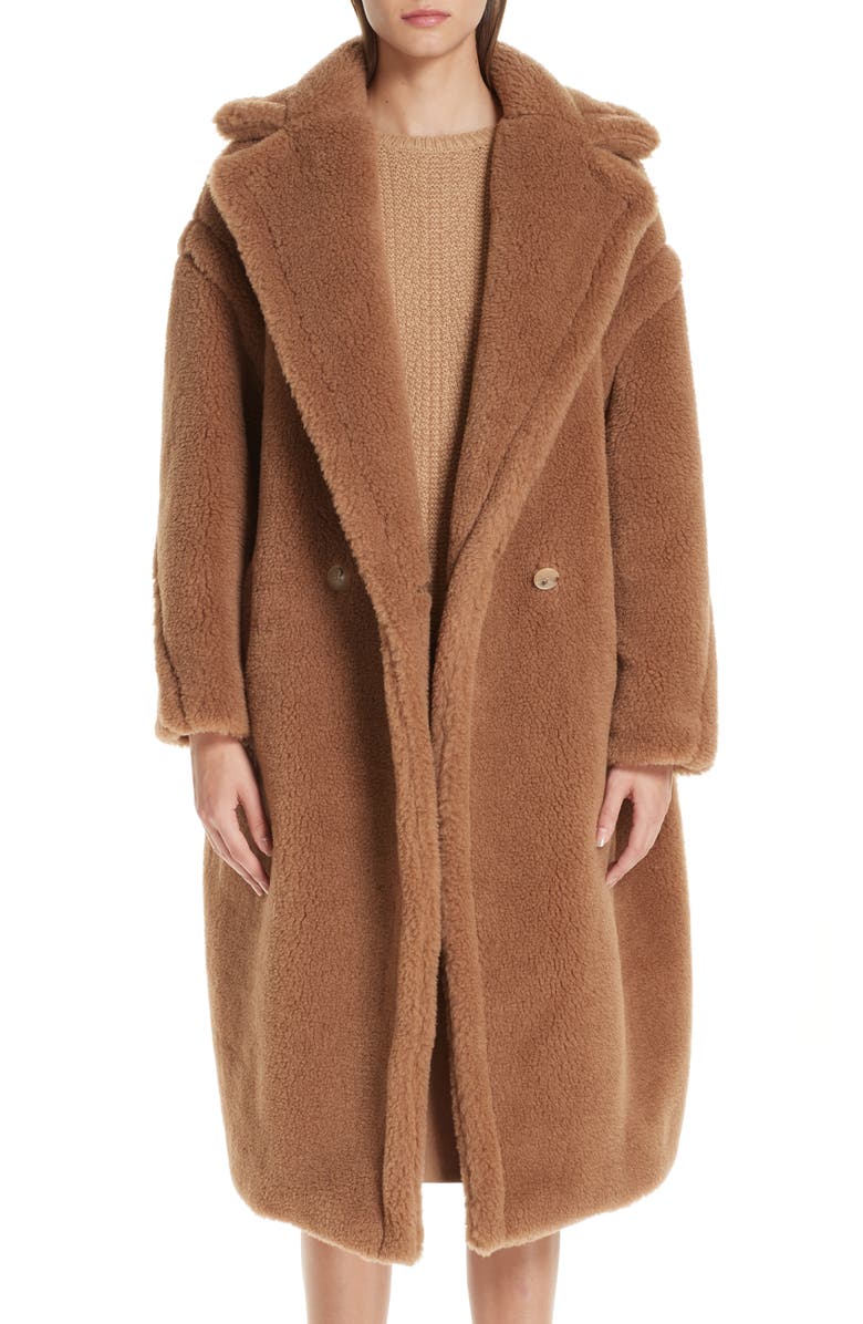 Max Mara Teddy Bear Icon Faux Fur Coat, Main, color, 