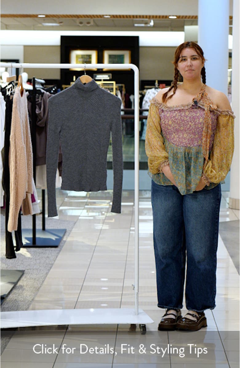 Be Your Girl Turtleneck Merino Wool Blend Sweater, sales video thumbnail